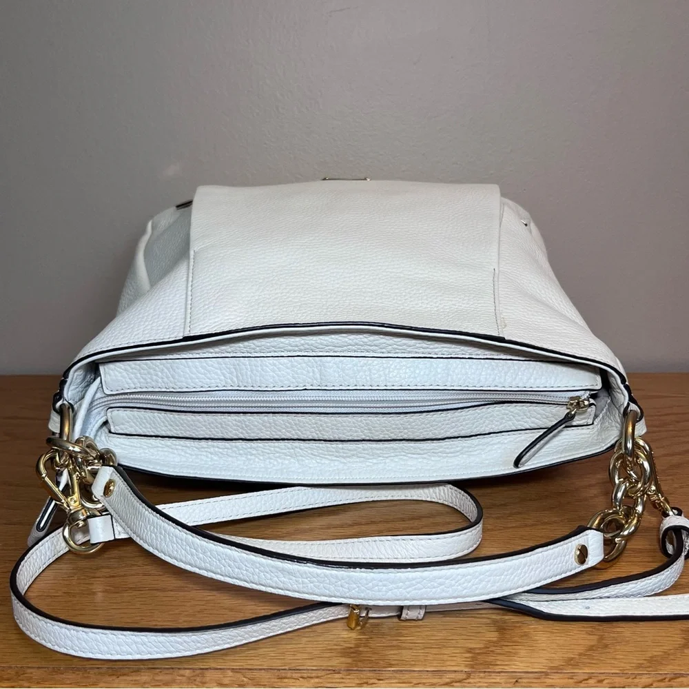 Michael Kors Hallie Large Leather Shoulder Tote/ Hobo Bag - Picture 9 of 15